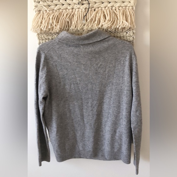 Woolovers Merino Fitted Turtle Neck Jumper Knitted Sweater Large - Picture 3 of 3